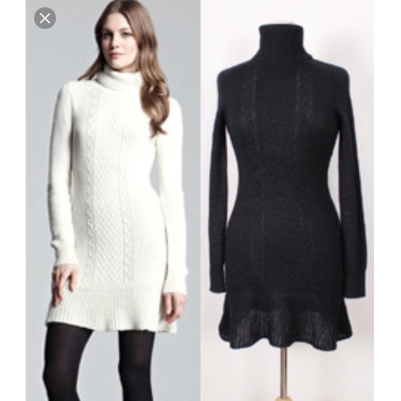 theory knit sweatshirt dress